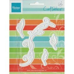 Marianne Design CR1244 Craftables Swirls &amp; Leaves 2