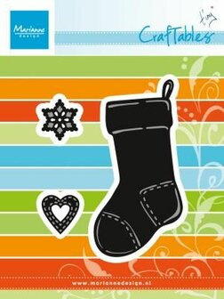 Marianne Design CR1256 Craftables Tiny&#039;s Christmas Stocking