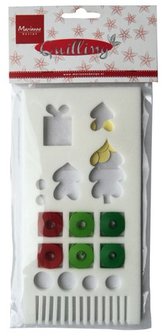 Marianne Design FG2414 Quilling Christmas Tree Set