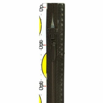 Opti rits S40 60cm drup 0881 Bruin  (niet deelbaar)