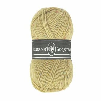 Durable Soqs Tweed 409 Bleached Sand 