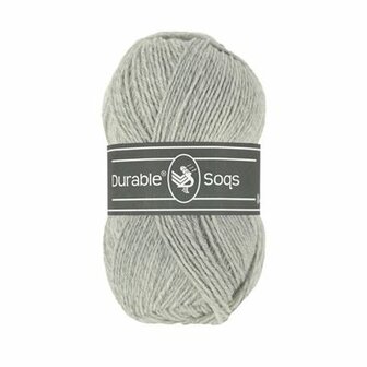 Durable Soqs  2233 White Grey