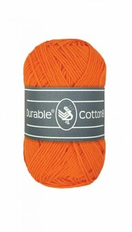 Durable Cotton 8 2194 Orange brei- en haakgaren 50 gram 150 meter