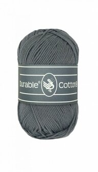 Durable Cotton 8 2235 Ash brei- en haakgaren 50 gram 150 meter