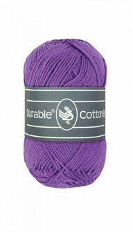 Durable Cotton 8 270 Purple brei- en haakgaren 50 gram 150 meter 