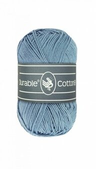 Durable Cotton 8 289 Blue Grey brei- en haakgaren 50 gram 150 meter