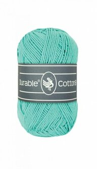 Durable Cotton 8 337 Light Aqua brei- en haakgaren 50 gram 150 meter 