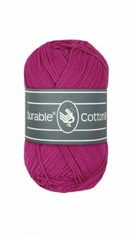 Durable Cotton 8 248 Cerise brei- en haakgaren 50 gram 150 meter