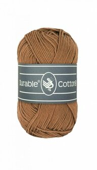 Durable Cotton 8 2218 Hazelnut brei- en haakgaren 50 gram 150 meter