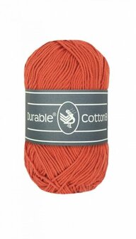 Durable Cotton 8 2198 Dusty Orange brei- en haakgaren 50 gram 150 meter