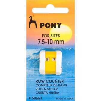 Pony Toerenteller 7,5 mm , 10 mm -