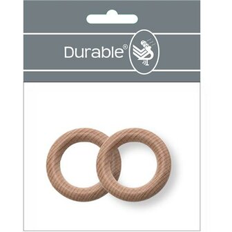 Durable Beukenhouten ring, 2 stuks 40 mm -