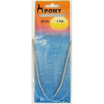 Pony  Rondbreinaald 3mm  lengte 40 cm