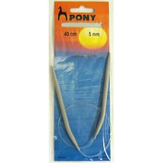 Pony  Rondbreinaald 5mm  lengte 40 cm