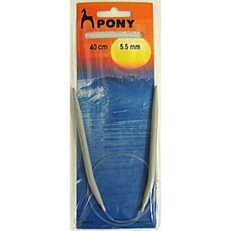 Pony  Rondbreinaald 5.5mm  lengte 40 cm