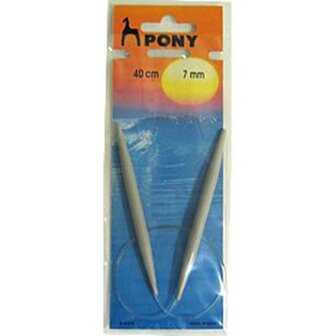 Pony  Rondbreinaald 7mm  lengte 40 cm