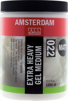 Amsterdam extra heavy gel medium 022 mat 1000 ml 