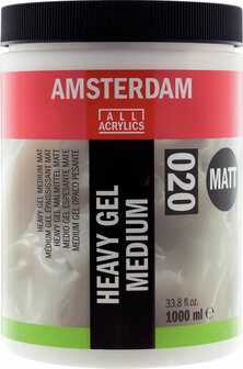 Amsterdam heavy gel medium 020 mat 1000 ml 