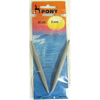 Pony  Rondbreinaald 8mm  lengte 40 cm