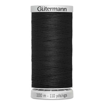 G&uuml;termann  Polyester supersterk naaigaren 100 meter dikte 40 - Kleur 000