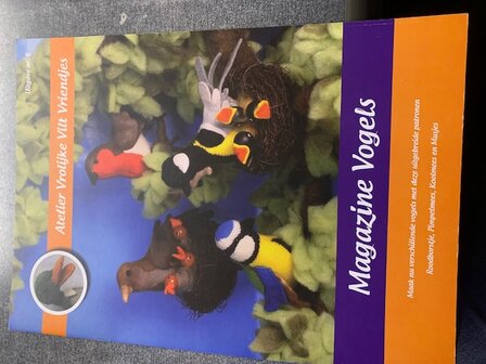 Atelier Vrolijke Vilt Vriendjes (magazine maak verschillende vogels)